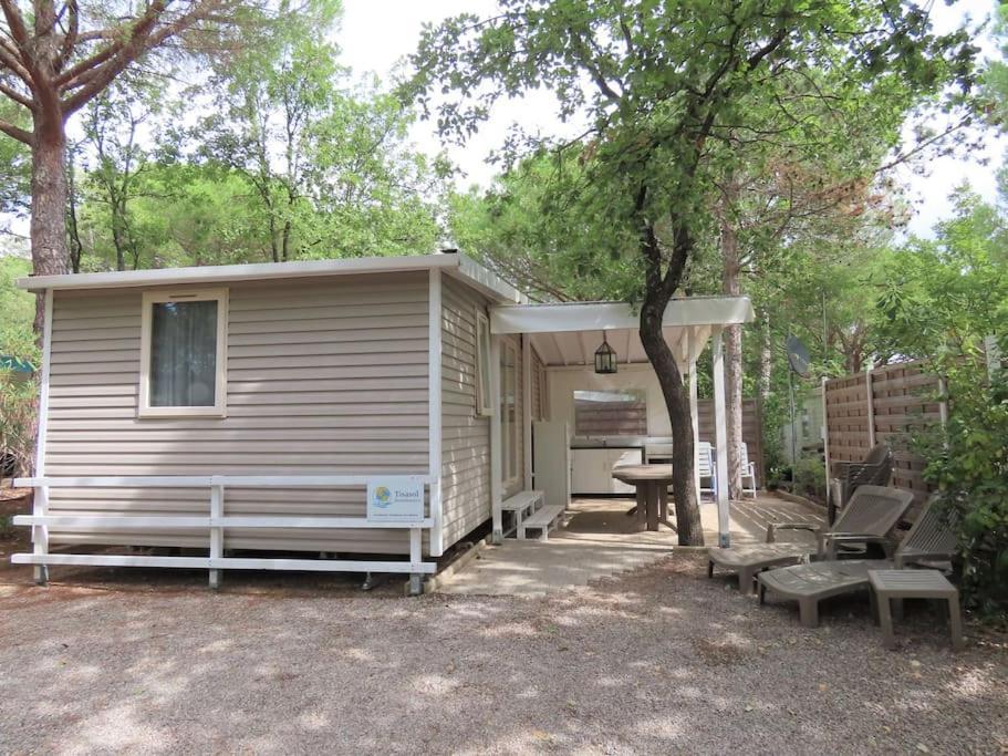 Mobile home 6-pers Camping Leï Suves-Côtes d'Azur-including airco Roquebrune-sur-Argens Exterior foto